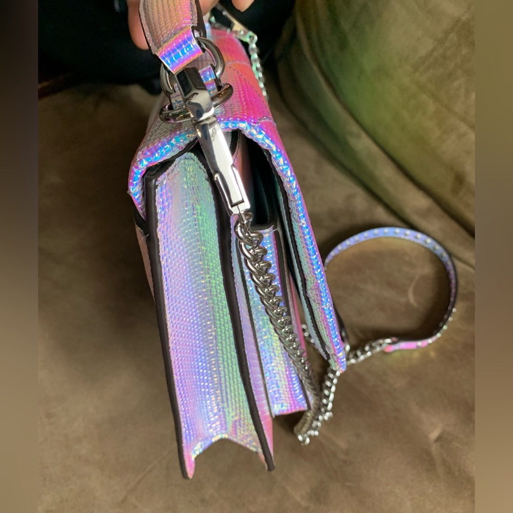 NWOT Rare Rebecca Minkoff Iridescent Je T'Aime Medium Crossbody Shoulder Bag - Picture 8 of 16